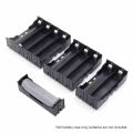 ABS 18650 Battery Holder Storage Box Case 1 2 3 4 Slot Batteries Container With Hard Pin. 