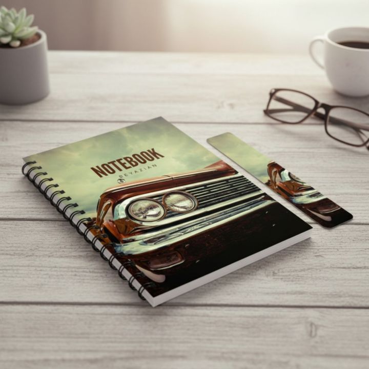 Car Themed Spiral Notebook 100 Pages | Sports Car Cover Spiral Notebook ...