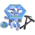 Children Save Penguin Ice Breaking Game Parent-child Interactive Funny Family Penguin Trap Toys Desktop Ice Cubes Balance Toy. 