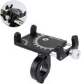 BG-87 Full Metal Universal Bike Mobile Phone Holder For Motorcycle Bicycle Bike Handlebar Use, Mount Holder Bracket Aluminum Allay Phone Holder. 