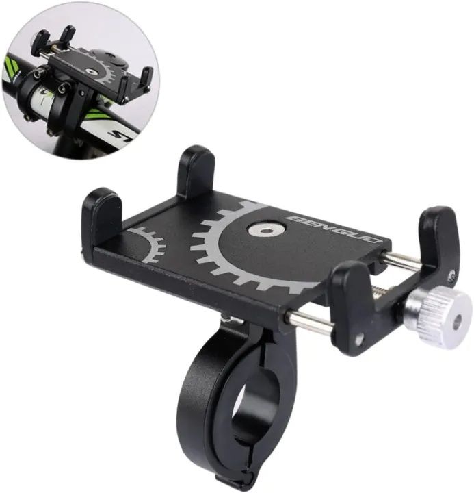 BG-87 Full Metal Universal Bike Mobile Phone Holder For Motorcycle Bicycle Bike Handlebar Use, Mount Holder Bracket Aluminum Allay Phone Holder