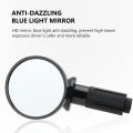 SEAMETAL Motorcycle Handlebar Rearview Mirror Handlebar Extended Rear View Mirror Blind Spot Wide View Safety Adjustable Mirror.