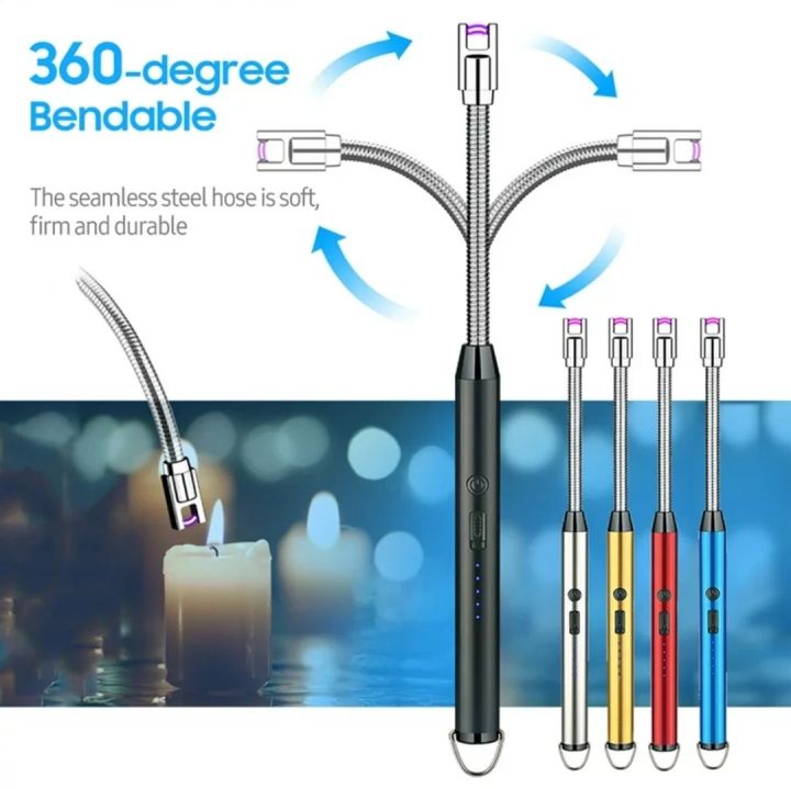 Rechargeable%20Electric%20USB%20Charging%20BBQ%20Lighter%20ARC%20BBQ%20Igniter%20Plused%20ARC%20Ignition%20Fire%20Starter%20Gas%20Stove%20Windproof%20Flamless%20360%20degree%20bendable%20soft%20tube%20-%20Image%204