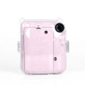 For  Instax Mini 12 Transparent Camera Cover Protective Carrying Bag Cover With Storage Bag With Shoulder Strap. 