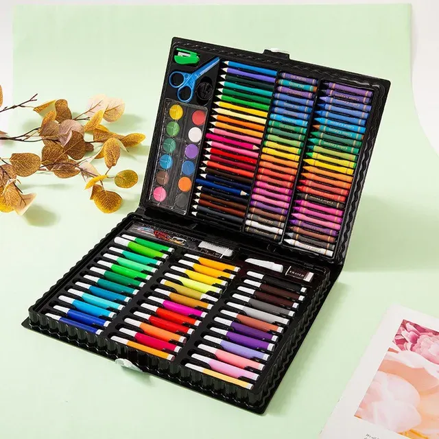 168/150%20pcs%20colouring%20kit,%20Painting%20&%20Drawing%20Art%20Box%20consits%20Oil%20pastels,%20Crayons,%20%20Pencil%20colours%20,%20Markers%20,water%20colours,%20paper%20pins%20,%20sharpner%20etc%20kids%20multifunctional%20box%20set%20creative%20school%20gift%20stationery%20-%20Image%205