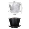 1 PC Acrylic Coffee Funnel Coffee Filter Coffee Filter Funnel Coffee Filter Cup Filter Paper  Coffee Filter Cup. 