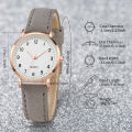 6PCS Women's Watch Fashion Arabic Dial Leather Band Quartz Watches Butterfly Jewelry Set（Without Box）. 