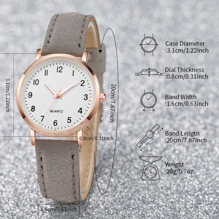 6PCS%20Women's%20Watch%20Fashion%20Arabic%20Dial%20Leather%20Band%20Quartz%20Watches%20Butterfly%20Jewelry%20Set%EF%BC%88Without%20Box%EF%BC%89%20-%20Image%206