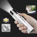 Ultra Bright Torch Searchlight 3 Modes Mini Portable Waterproof light USB Rechargeable Indoor And Outdoor Camping Lighting - torch light.