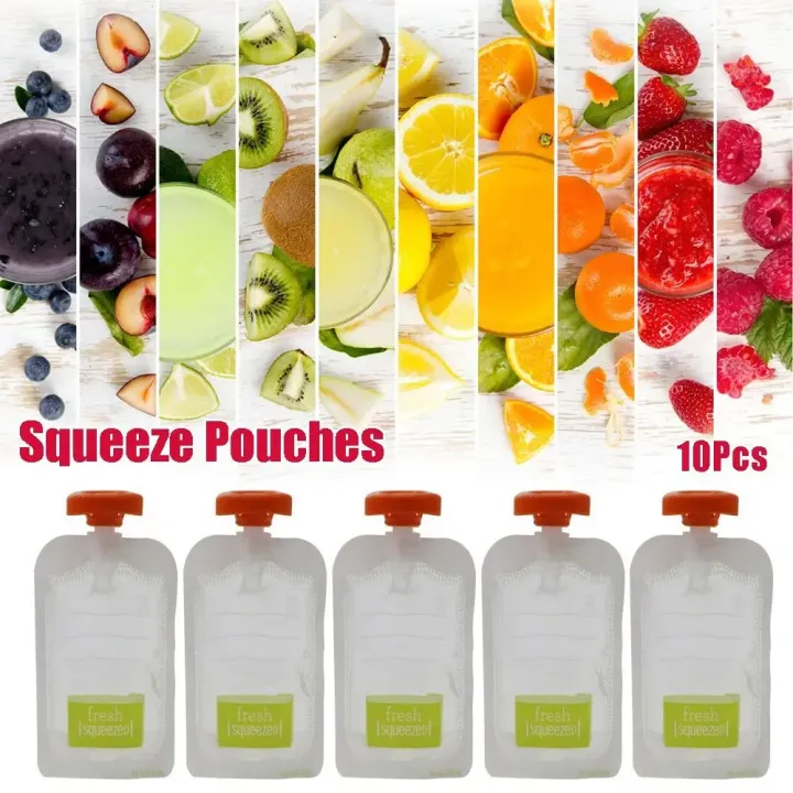 10Pcs%20Reusable%20Complementary%20Food%20Baby%20Pouch%20Bag%20Kitchen%20Dispenser%20Food%20Storage%20Bag%20Squeeze%20Pouches%20-%20Image%203
