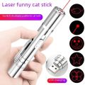 Multi Functional Upgrade USB Direct Charging Infrared Cat Toy Laser Pattern Projection Interactive Cat Stick Pet Toy Supplies. 