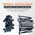 Universal Nylon Cable Tie Buckle Auto Fastener Screw Replacement Clip Car Fender Trunk Engine Guard Panel Wire Management Secure.
