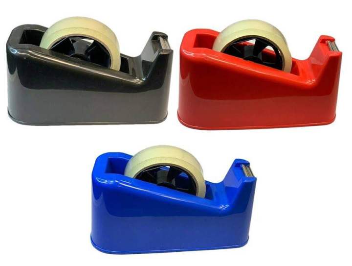 Tape Dispenser 1 inch, 1/2 inch Sellotape cutter Machine Large Size ...