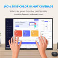 HGFRTEE 16inch Touch Portable Monitor 100%sRGB 350Cd/m² External Second Display For Laptop Screen,Touch/no Touch optional.