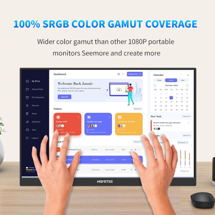 HGFRTEE%2016inch%20Touch%20Portable%20Monitor%20100%25sRGB%20350Cd/m%C2%B2%20External%20Second%20Display%20For%20Laptop%20Screen,Touch/no%20Touch%20optional%20-%20Image%202