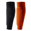 Leg Sleeves Shin Guards Shockproof Honeycomb Support Sock Shin Protector Soccer Gear Soccer Shields Sports Legging Sleeves.
