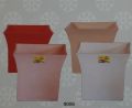 Gem Fancy Square Gamala / Flower Pot 7 Inches Along With Plate (Set of 3). 
