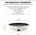 Portable 22cm Non Stick Multifunction Electric Frying Pan Skillet Oven Non-Sticky Grill Fry Baking Roast Pot Cooker Steak Barbecue Kitchen Tool For Gift Items. 