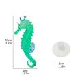 Fish Tank Aquascape Decorations Simulation Glow in Dark Silicone Seahorse With Suction Cups Aquarium Landscape Decorations. 