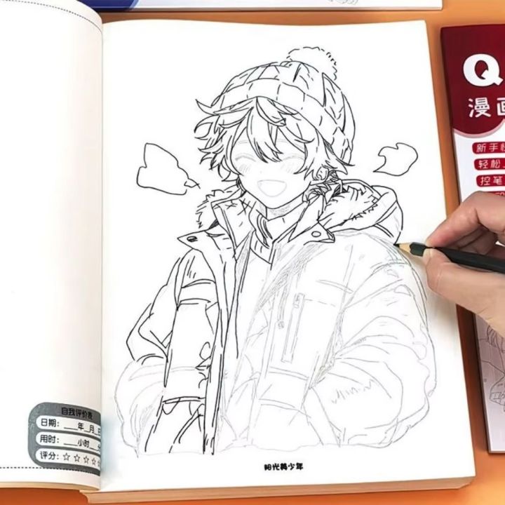 Cartoon%20Character%20Copy%20Anime%20Drawing%20Copy%20Books%20Material%20Painting%20Painting%20Exercise%20Book%20Comics%20Tutorial%20Books%20-%20Image%204