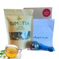 Herbal Slimming Tea with diet plan for Weight Loss and Dieting - Slim Tea - 50 grams pack - Nashpati Naturals. 