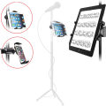 Tablet Stand For Microphone Holder Desktop Mobile Phone Mount For Ipad For Iphone 4.5 to 12.9 inch.
