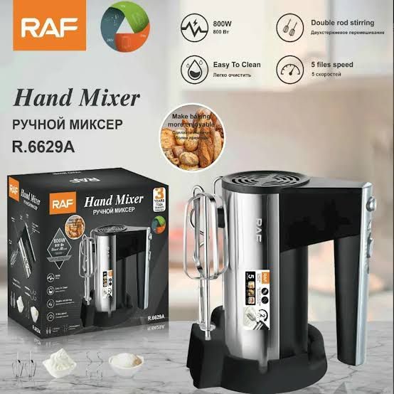 800 watt Raf Hand mixer with Stand