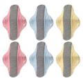 6pcs aldult Reusable Period Pads Leakproof Washable Breathable Mat  Napkins Reusable Feminine Pad for Elderly Urinary Postpartum. 