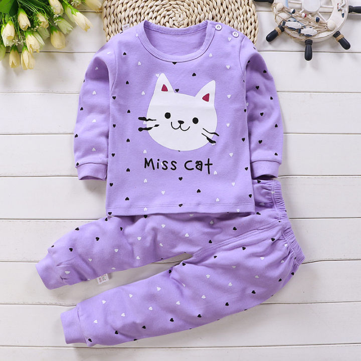 Cotton%20Baby%20Girl%20Clothing%20Winter%20Newborn%20Baby%20Clothing%20Set%202%20Sets%20of%20Spring%20Children's%20Pajamas%200-5%20Year%20Old%20Baby%20Cartoon%20Casual%20-%20Image%203