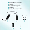 Wireless Microphone Headset  Wireless Headset & Handheld 2 in 1 Mic 2.4G Headworn Microphones Wireless. 