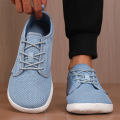 Simple Wide Footed Men and Women Universal Mesh Breathable Sports Shoes Lightweight Casual Flat Shoes Summer Cool Walking Shoes. 