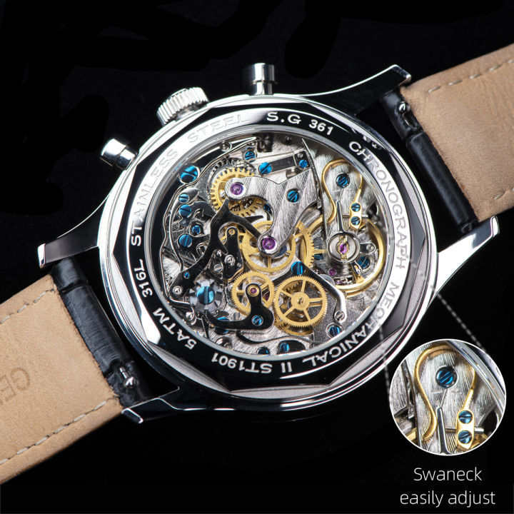 Sugess%2040mm%20Men%20Army%20Watch%201963%20Pilot%20Mechanical%20Panda%20Wristwatches%20Sapphire%20Air%20Force%20Chronograph%20Original%20ST1901%20Movement%20Gift%20-%20Image%203
