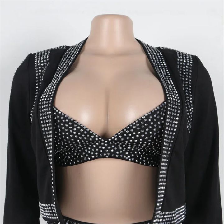 Sparkly%20Diamonds%203%20Piece%20Short%20Sets%20Woman%20Outfits%20Rhinestones%20Luxury%20Birthday%20Cropped%20Jacket%20Top%20and%20Bra%20and%20Shorts%20Set%20Clubwear%20-%20Image%204