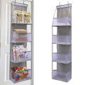 4 /6Layer Hanging Storage Organizer Over The Door Hanging Storage Cabinet Toys Clothing Snacks Multi-function Storage Bag.