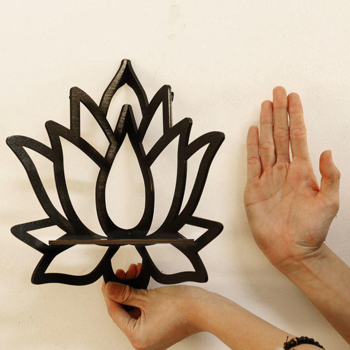 Wooden%20Lotus%20Hollow%20Decorative%20Rack%20Aromatherapy%20Organiser%20Essential%20Oil%20Candle%20Holder%20Wall%20Mounted%20Shelf%20Corner%20Shelf%20-%20Image%204