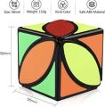 Qiyi Magic Square Maple Leaf Ivy Rubik's Cube Curved Inclined Shaped Clover Rubik's Cube Toy. 
