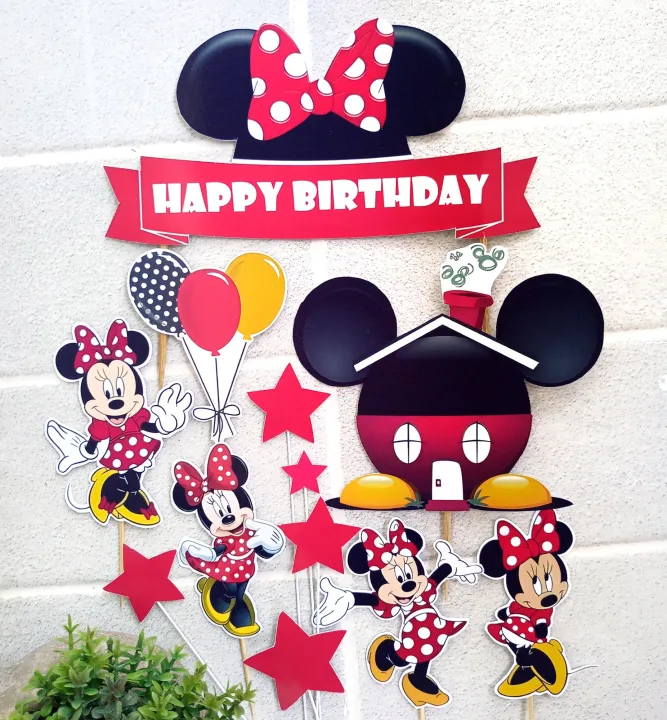 Minnie%20Mouse%20Theme%20Printable%20Picture%20Cake%20Topper%20Pack%20for%20To%20Decorate%20the%20Cake%20-%20Image%206