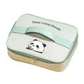 Stainless Steel Thermal Lunch Box Microwave Safe 2/4/5 Grids with Cutlery Set Panda for Adults Kids for Children School Picnic. 