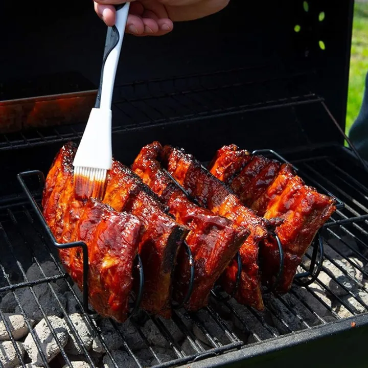 BBQ%20Steak%20Racks%20Non-Stick%20Coated%20Steel%20Roasting%20Barbecue%20Rib%20Meat%20Lamb%20Roasting%20Grilling%20Stand%20Holds%20Outdoor%20Picnic%20Rib%20Rack%20-%20Image%203