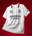 Ac milan new away kit jersey half sleeves 2024.