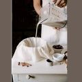 Cotton Cheese Cloth. available in 2 variety (1) Traditional Hand Crafted Guaze/muslin  & (2) strong Muzlin 30*30 inches.  both for Straining Yogurt,

Tofu, Nut Milk, Smoothie, Cottage Cheese, Jelly,
Paneer. washabale. 