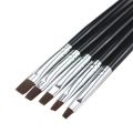 5 Pcs Dental Resin Brush Pens Dental Shaping Silicone Adhesive Composite Porcelain Teeth Dentist Tools Dentistry Lab Tool. 
