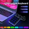 Programming Macro Custom 3 Knob Keyboard RGB 12 Key Copy Paste Photoshop Gaming Keypad Mechanical Hotswap Macropad. 