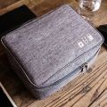 Travel Closet Organizer Case for Headphones Storage Bag Digital Portable Zipper Accessories Charger Data Cable USB Cosmetics. 