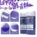 Roll On Waxing Kit,Hair Removal Wax Warmer with Cartridge Depilatory Roller Refill for Arms and Underarm Soft Wax Heater Kit. 