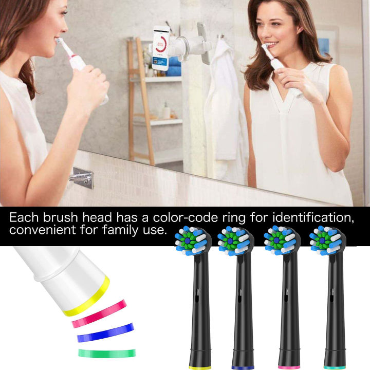 4pcs%20Cross%20Clean%20Brush%20Heads%20Compatible%20with%20Oral%20B%20Electric%20Toothbrush,Cross%20Generic%20Electric%20Toothbrush%20Heads,Black%20-%20Image%207