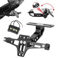 Motorcycle License Plate Bracket Tail Tidy Fender Eliminator Number Holder Support Universal Accessories For Yamaha. 