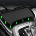 Fast Wireless Charging Pad Non-Slip Mat Storage Lightweight Phone Wireless Charger Mat for Subaru CrossTrek GU 3th 2024 2025.