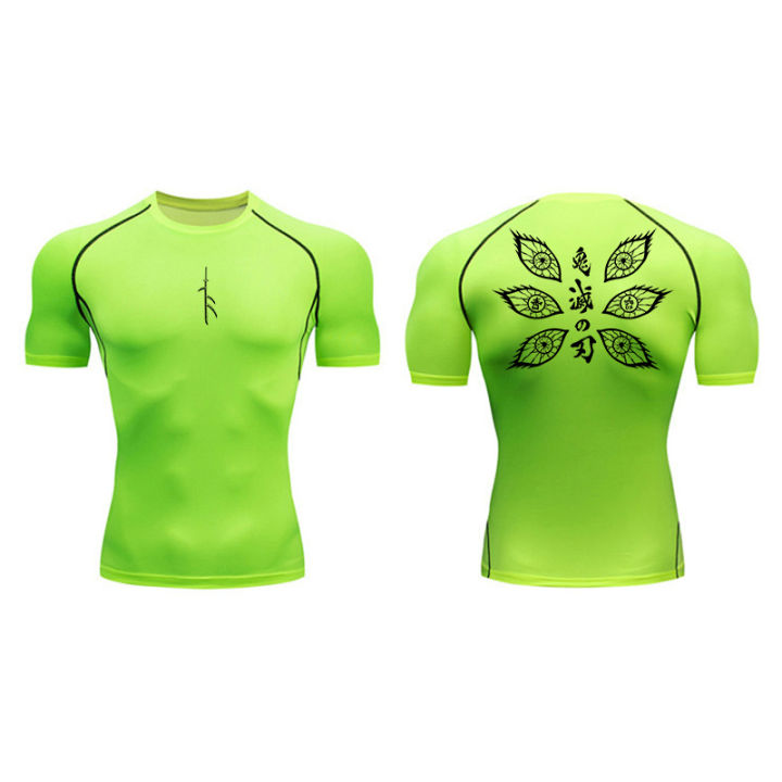 Graphic%20Print%20Compression%20Shirt%20for%20Men%20Gym%20Workout%20Running%20T-Shirt%20Tees%20Tops%20Athletic%20Quick%20Dry%20Undershirt%20Baselayer%20Activewear%20-%20Image%206