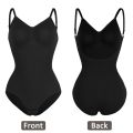 Womens Backless Bodysuits Seamless  Shapewear Thong Butt Lifter Body Shaper Tummy Control Corset Slimming Camisole Tops. 